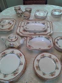 Spectacular hand painted Crown Ducal china