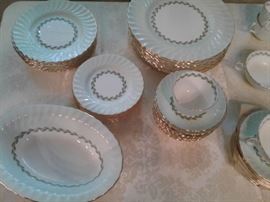 Detail of Minton china