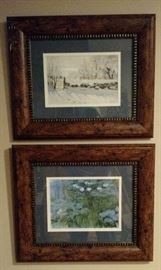 Nicely framed seasonal art