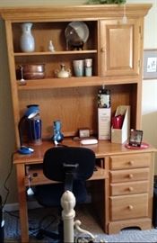 Computer desk and chair