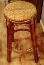 Rattan barstool