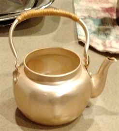 For decorative only, Small copper teapot. 