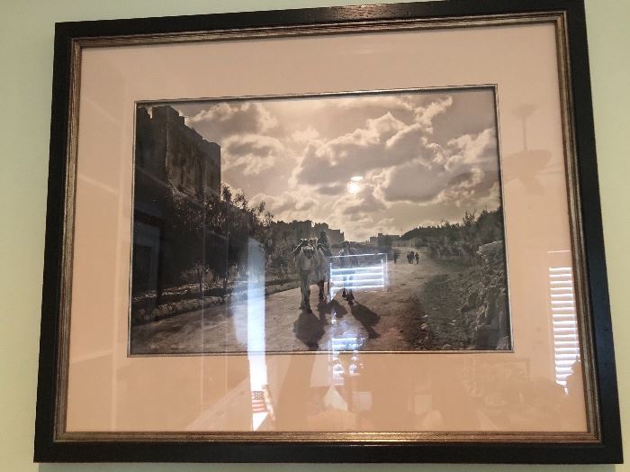 Framed Photo, Origin- Jerusalem, c. 1920's