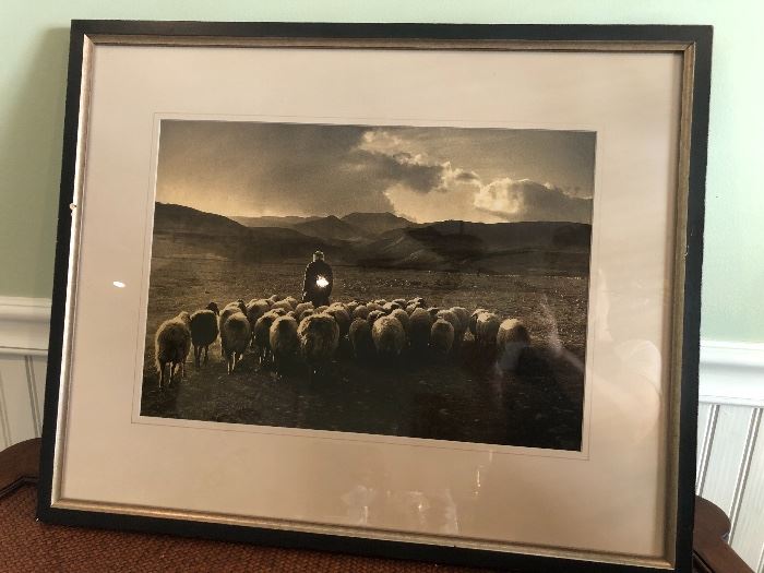 Framed Photograph, Origin- Jerusalem, purchased from Gallery- "In my Father's Eyes"