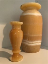 Alabaster Vases, Onyx Marble