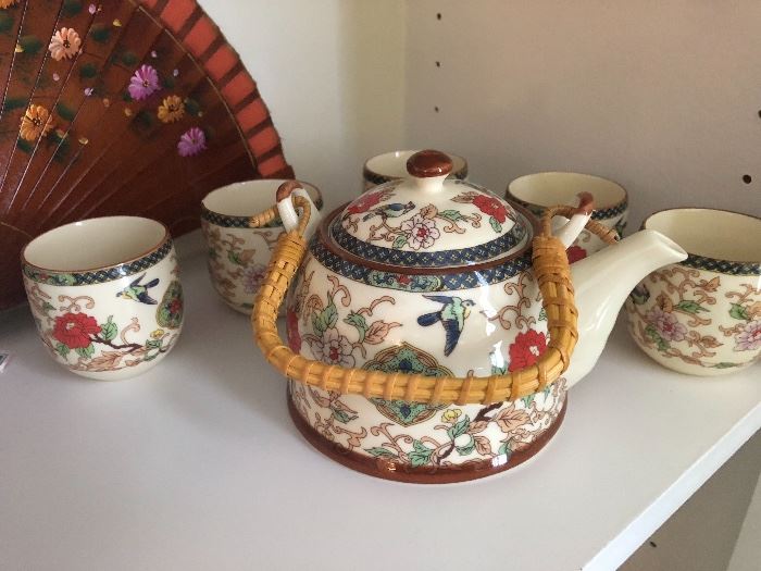 Oriental Tea Set, Original Export