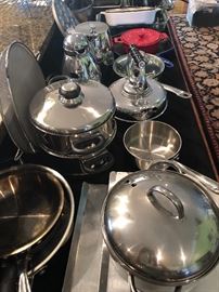 Pots and Pans including, Cephalon and Le Cruset