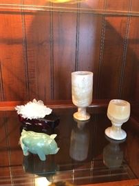 Soapstone carvings, Marble Goblets