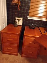 wooden filing cabinets