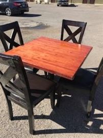 Set of 3 Square Commercial Tables