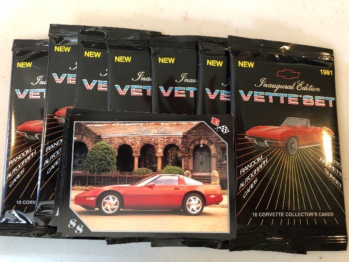 1991 new in package Corvette cards