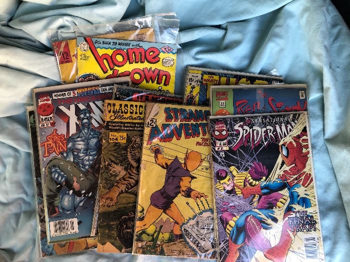 Assorted vintage to modern comic books