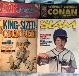 Slam, King-Sized Cracked, Cartoons