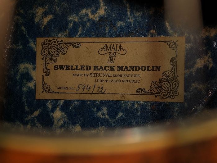 Swelled Back Mandolin
