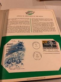 Book of about 60 first day covers