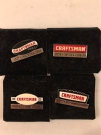 Craftsman pins -a bag of other assorted pins
