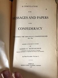 Messages and Papers of the Confederacy 1 volume only