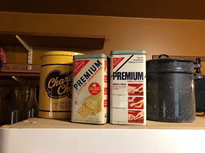 Tins and enamel