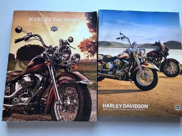 2008, 2009 Harley-Davidson catalogs 