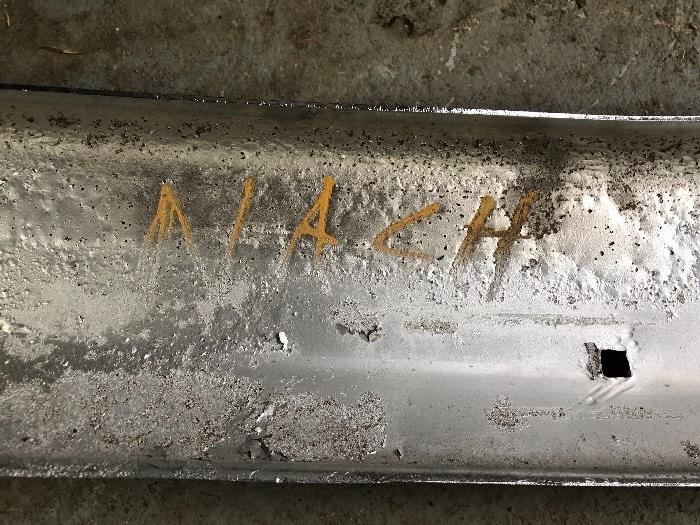 Inscription found inside bumper. Mean anything?