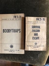 Boobytraps and Survival manuals, US Navy