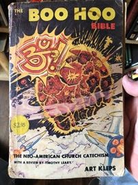 The Boo Hoo Bible, 1960s LSD culture Bible, Neo-American Church, rough but rare!