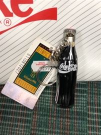 Vintage vinyl Duet Coke bag
1996 Olympic Coke key chain
