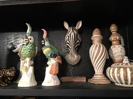 Pair of Mottahedeh Design Figurines from Italy