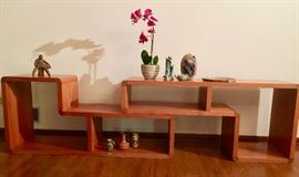 Mid Century modern abstract shelves