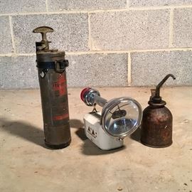 Lantern, Oil Can Dispenser and Fire Extinguisher https://ctbids.com/#!/description/share/53725