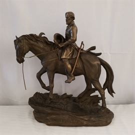 robert e lee on horse figurine