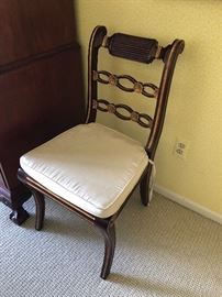 side chair - with gold leaf