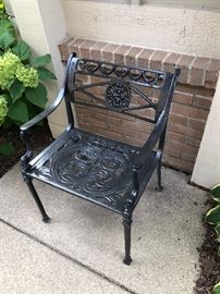 Frontgate Cast aluminum arm chairs - set of 2 available