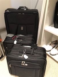 Luggage  - several large suitcases - rolling and smaller carry-on sizes too