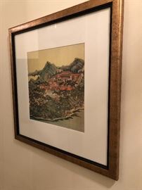 Asian prints in great frame