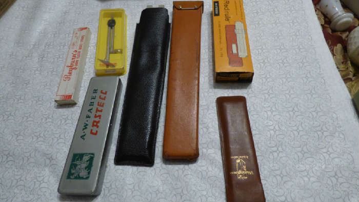 Vintage slide rulers