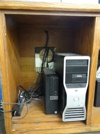 Wooden Desk with Storage.