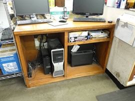 Wooden Desk with Storage