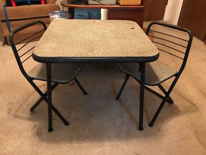 MCM Children’s Game Table & Two Chairs  60