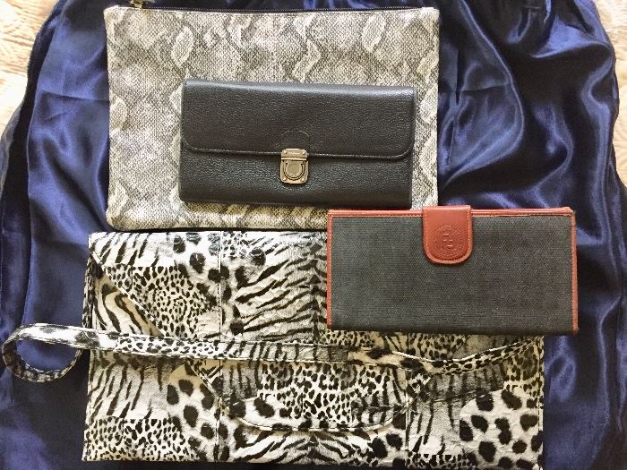 Clutches and wallets