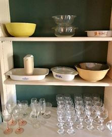 Fireking , Pyrex, glasses and more