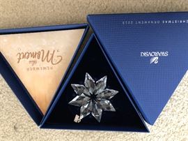 Swarovski ornament snowflake 2013 NIB
