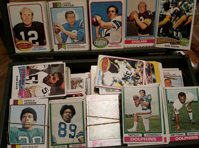 Just an example of 1970's Topps football cards