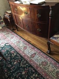 One of several oriental rugs