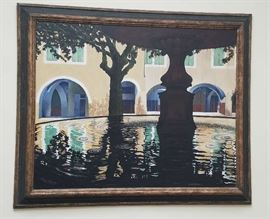 Wonderful Painting by Paul Childs husband of Julia Childs