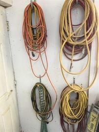 EXTENSION CORDS AND AIR HOSES