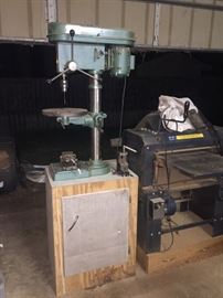 Grizzly HD Drill Press with Cabinet