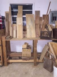 Tons of planks & rough cuts