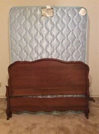 McCoy-Couch Full Size Head & Foot Board, Rails, Mattress & Boxspring