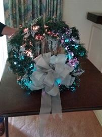 Fiber-Optic Wreath